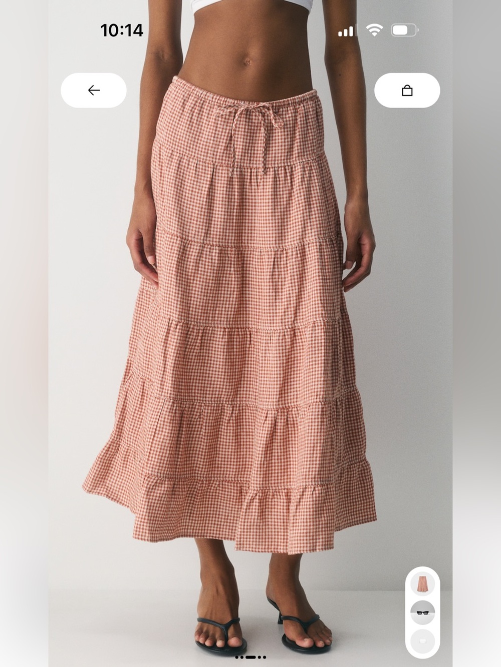 Wilfred (Aritzia) Bouquet Linen Skirt NWT